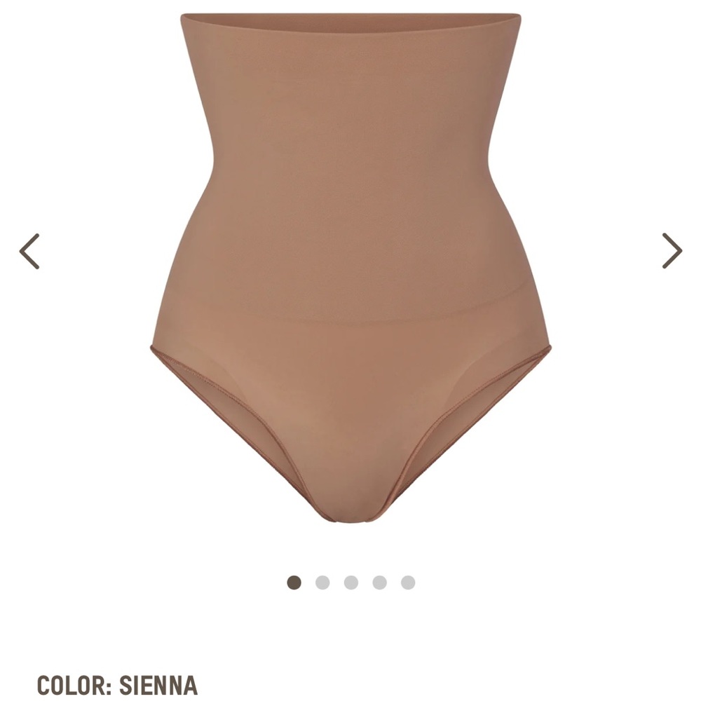 Skims core control brief in sienna. 2x/3x. Only opened to try on